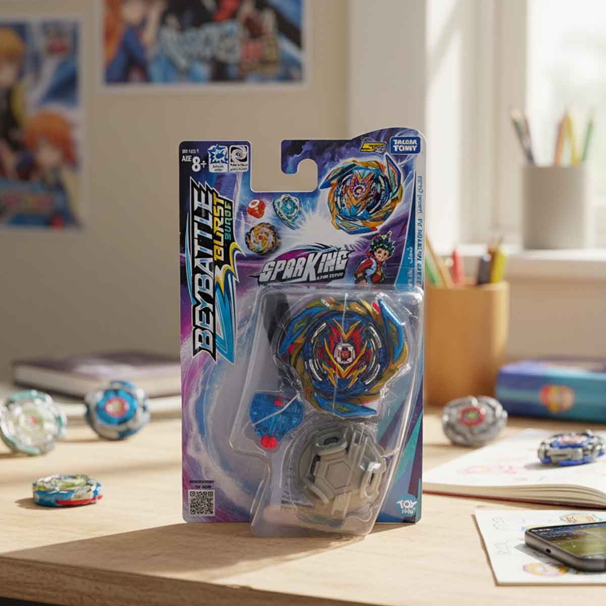 Beybattle Takara Burst-Brave Valkyrie Tomy Beyblade Set Boys, 8-10 Years