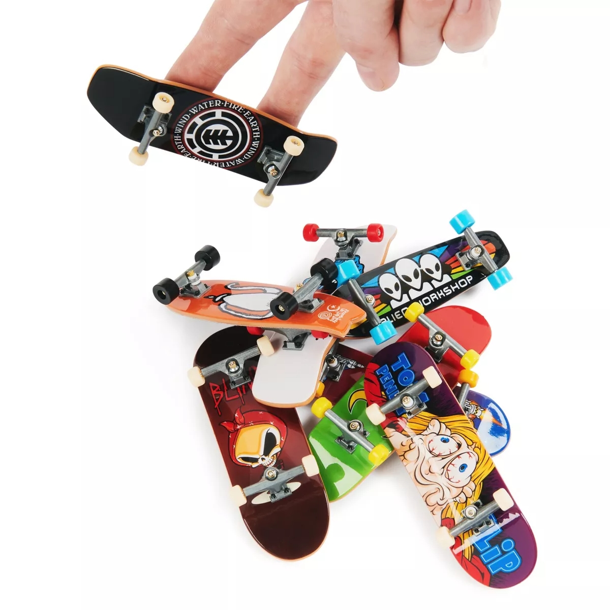 Tech Deck 25th Anniversary Fingerboard Set Unisex, 5-7 Years, Pack of 8