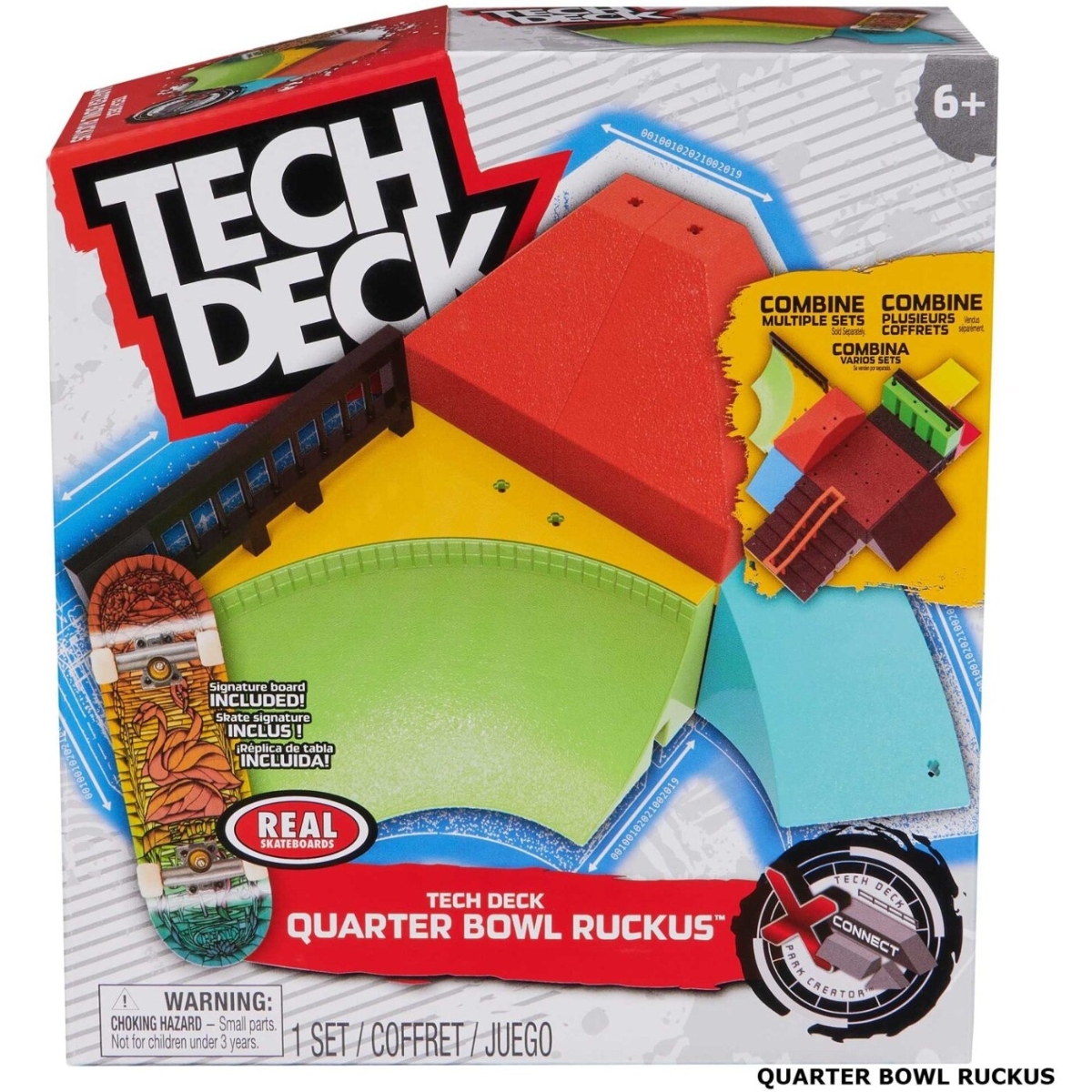 Tech Deck Assorted Pyramid Shredder and X-Connect Park Creator Unisex, 5-7 Years