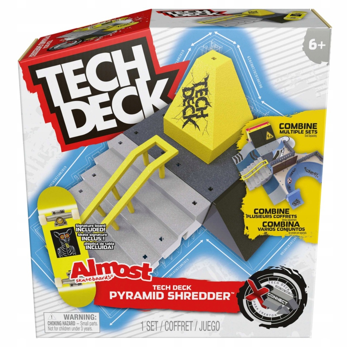 Tech Deck Assorted Pyramid Shredder and X-Connect Park Creator Unisex, 5-7 Years