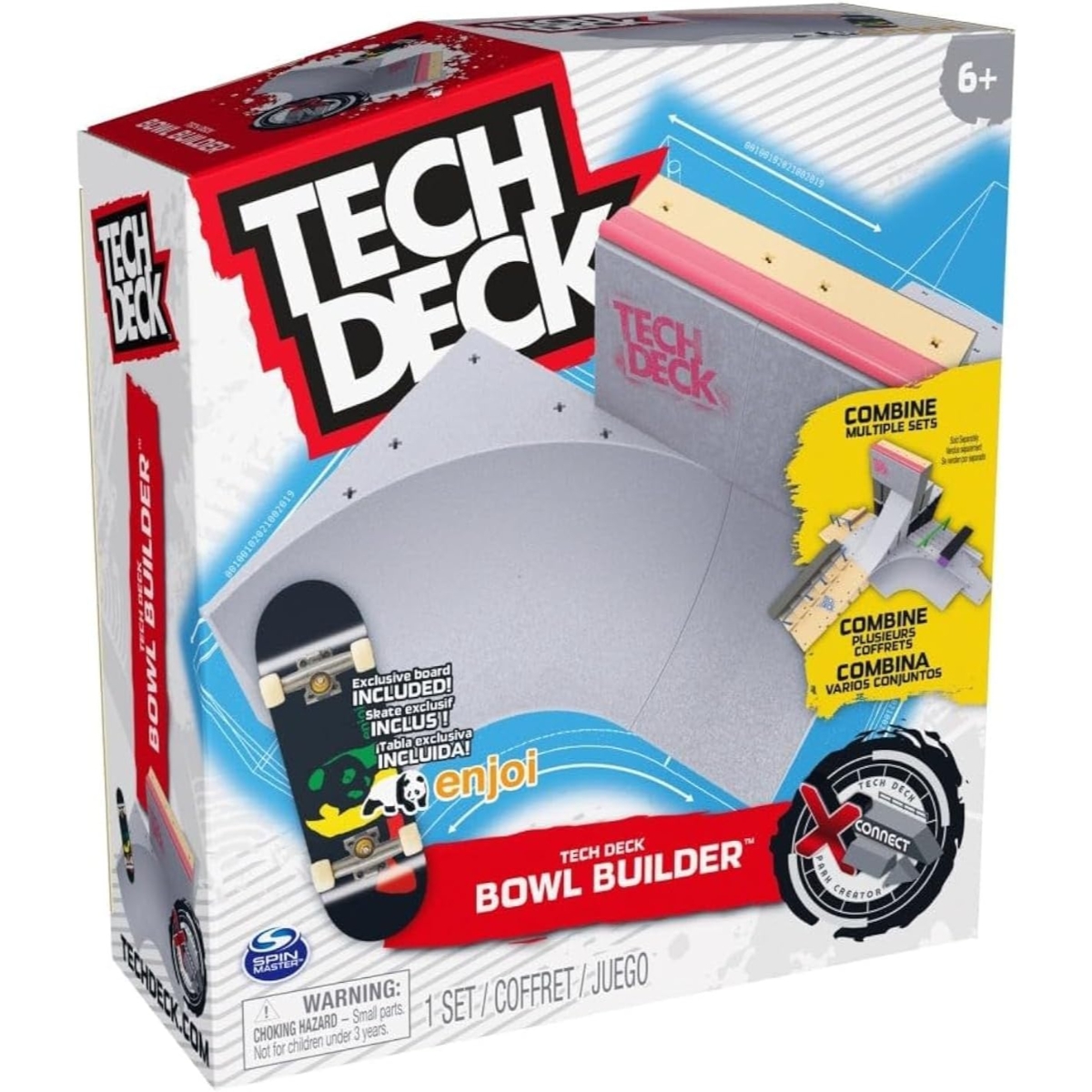 Tech Deck Assorted Pyramid Shredder and X-Connect Park Creator Unisex, 5-7 Years