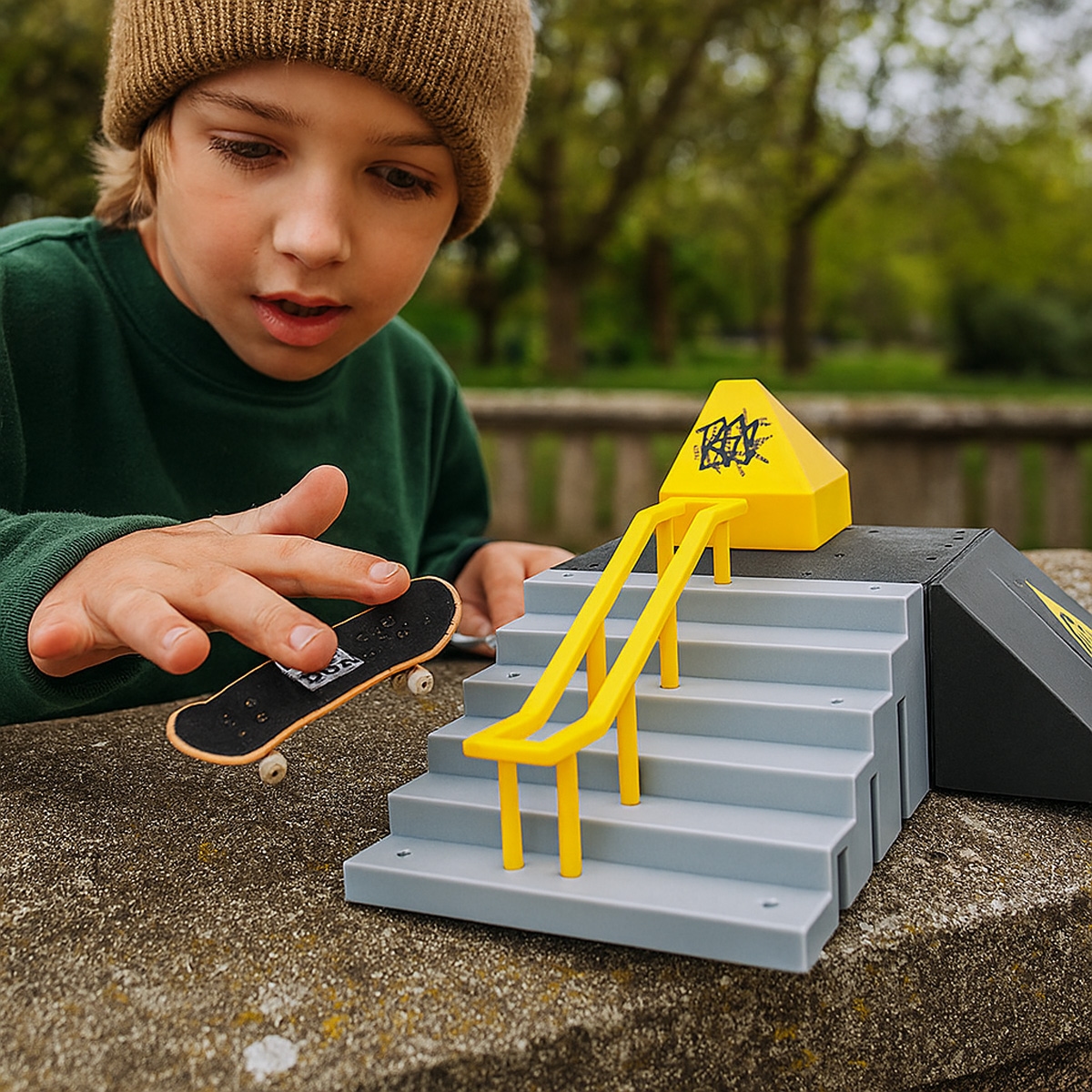 Tech Deck Assorted Pyramid Shredder and X-Connect Park Creator Unisex, 5-7 Years