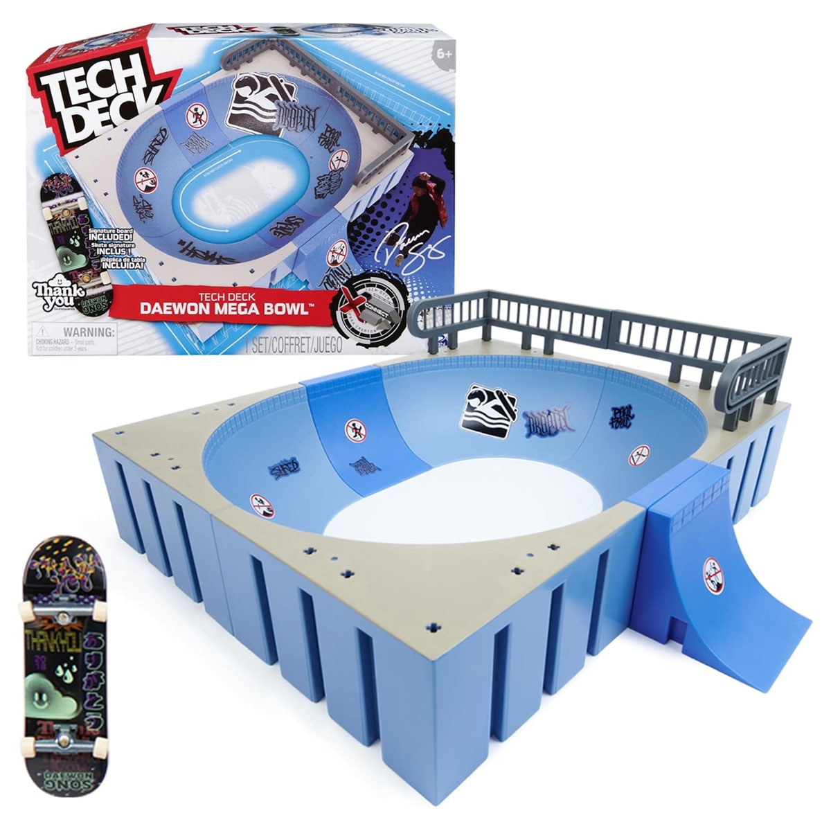 Tech Deck Daewon Mega Bowl Unisex, 5-7 Years