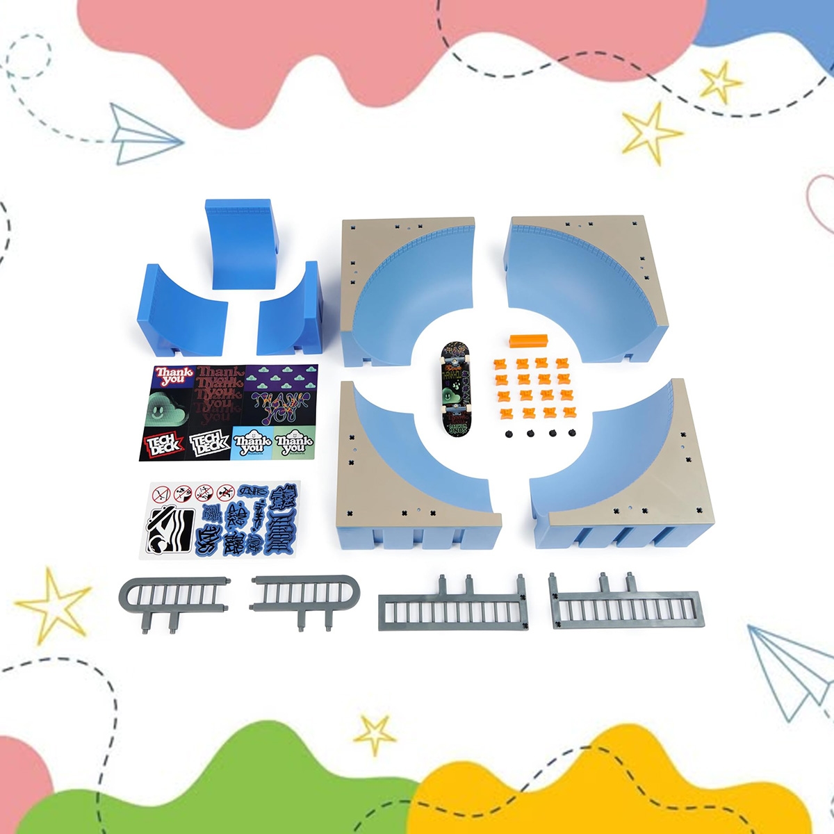 Tech Deck Daewon Mega Bowl Unisex, 5-7 Years