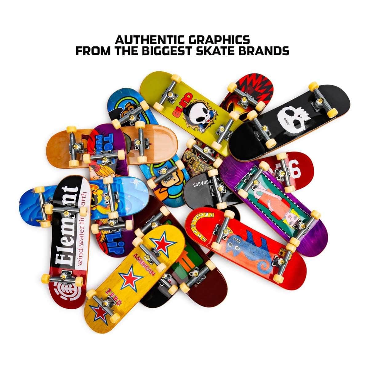 Tech Deck Fingerboard Assorted Finger Skateboard Toy Unisex, 6-8 Years