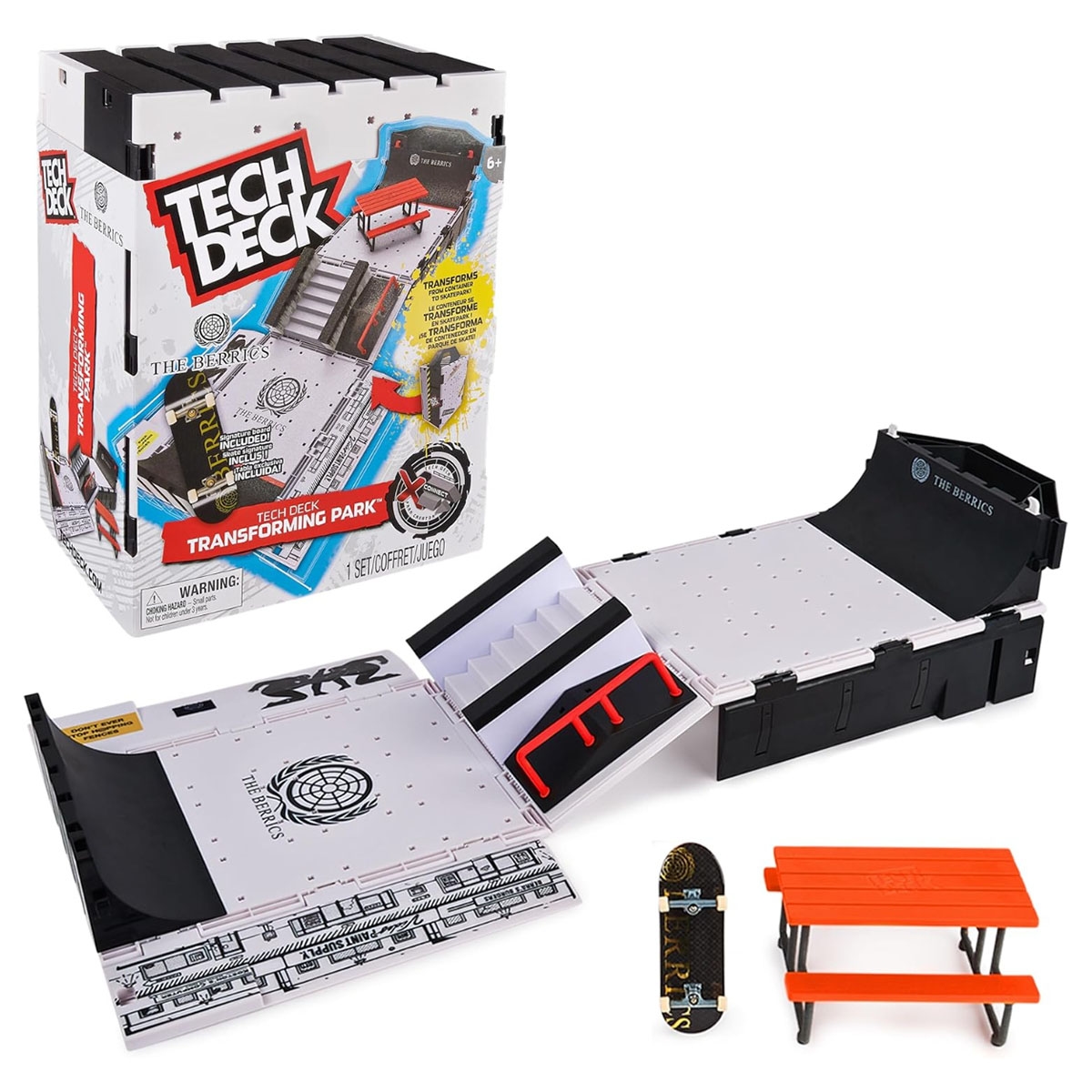 Tech Deck The Berrics Transforming Park Unisex, 5-7 Years