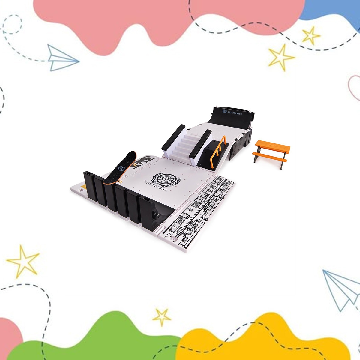 Tech Deck The Berrics Transforming Park Unisex, 5-7 Years