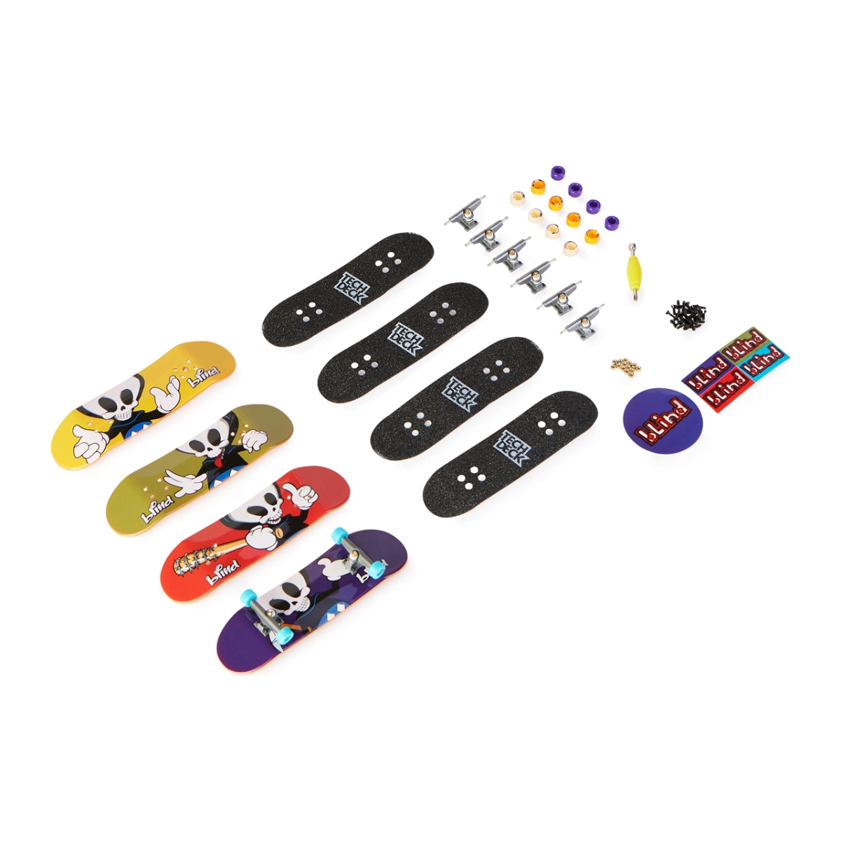 Tech Deck Ultra DLX Assorted Fingerboard Unisex, 5-7 Years, Pack of 4