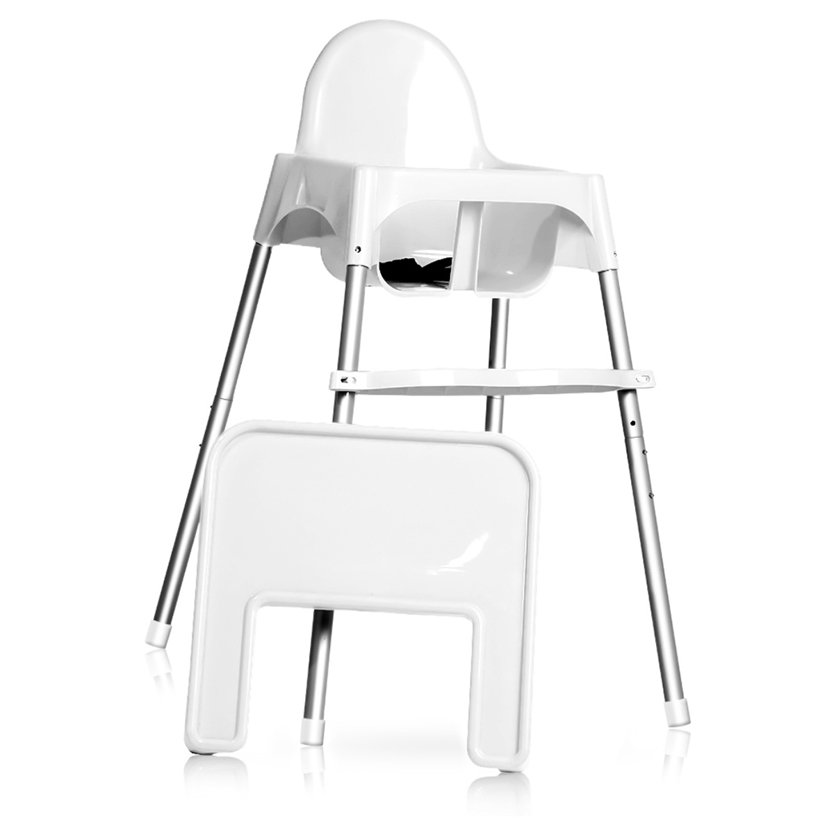 Teknu White High Chair - H1 Toddler, 0-2 Years