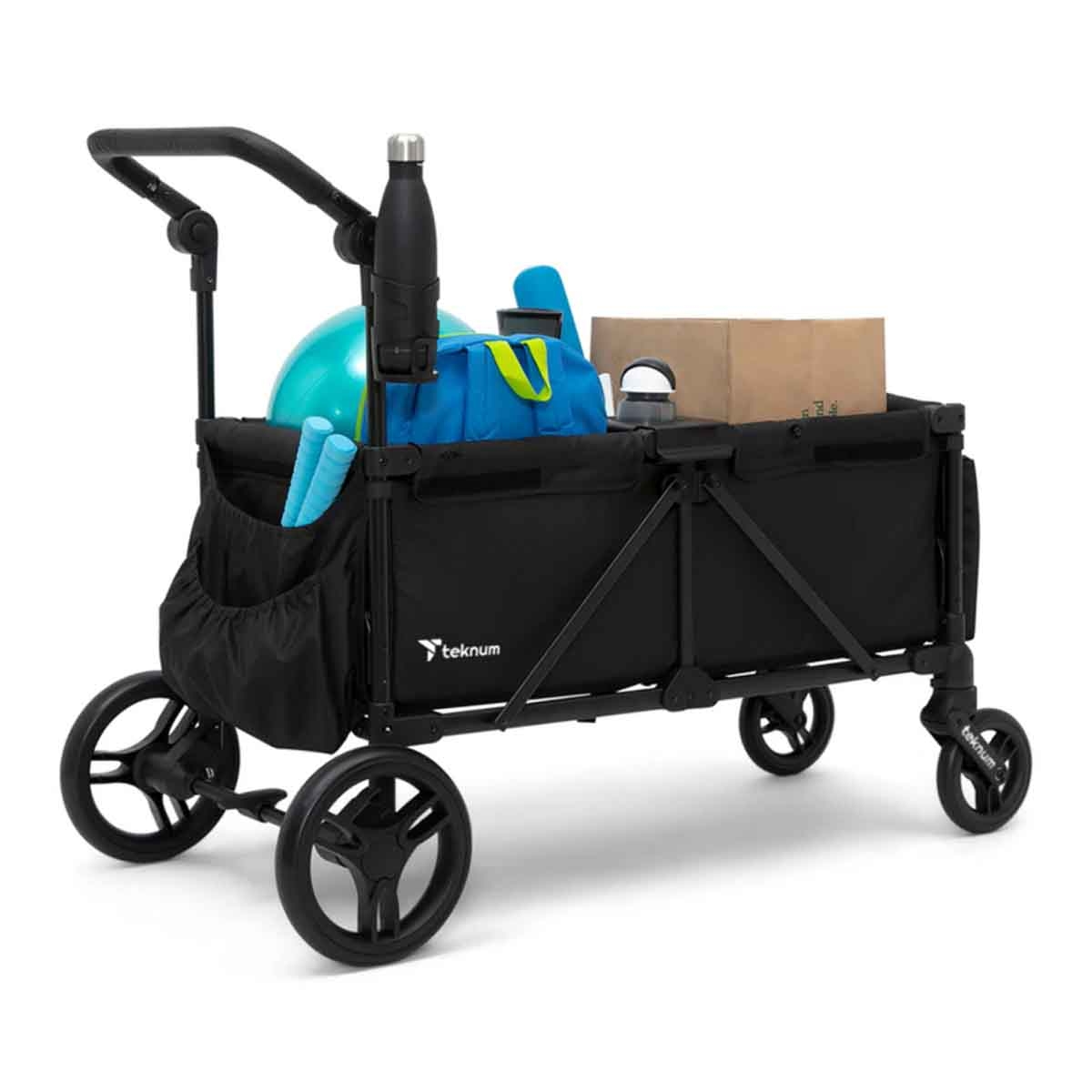 Teknum 2 Kids Fellow Wagon Stroller with Snack Tray Toddler, 0-2 Years