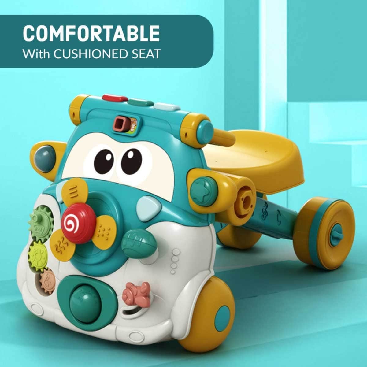 Teknum 3-in-1 Musical Keyboard Baby Walker