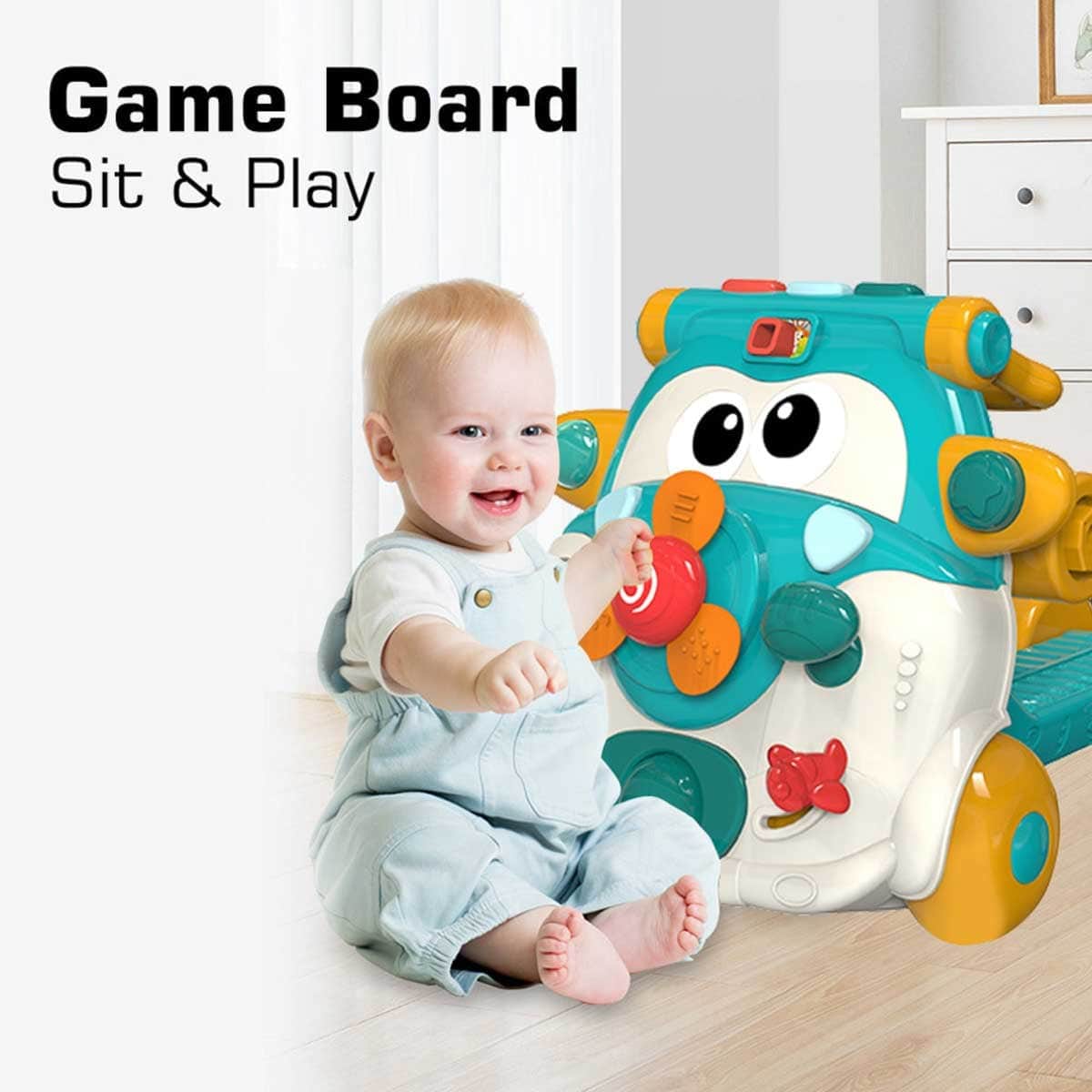 Teknum 3-in-1 Musical Keyboard Baby Walker