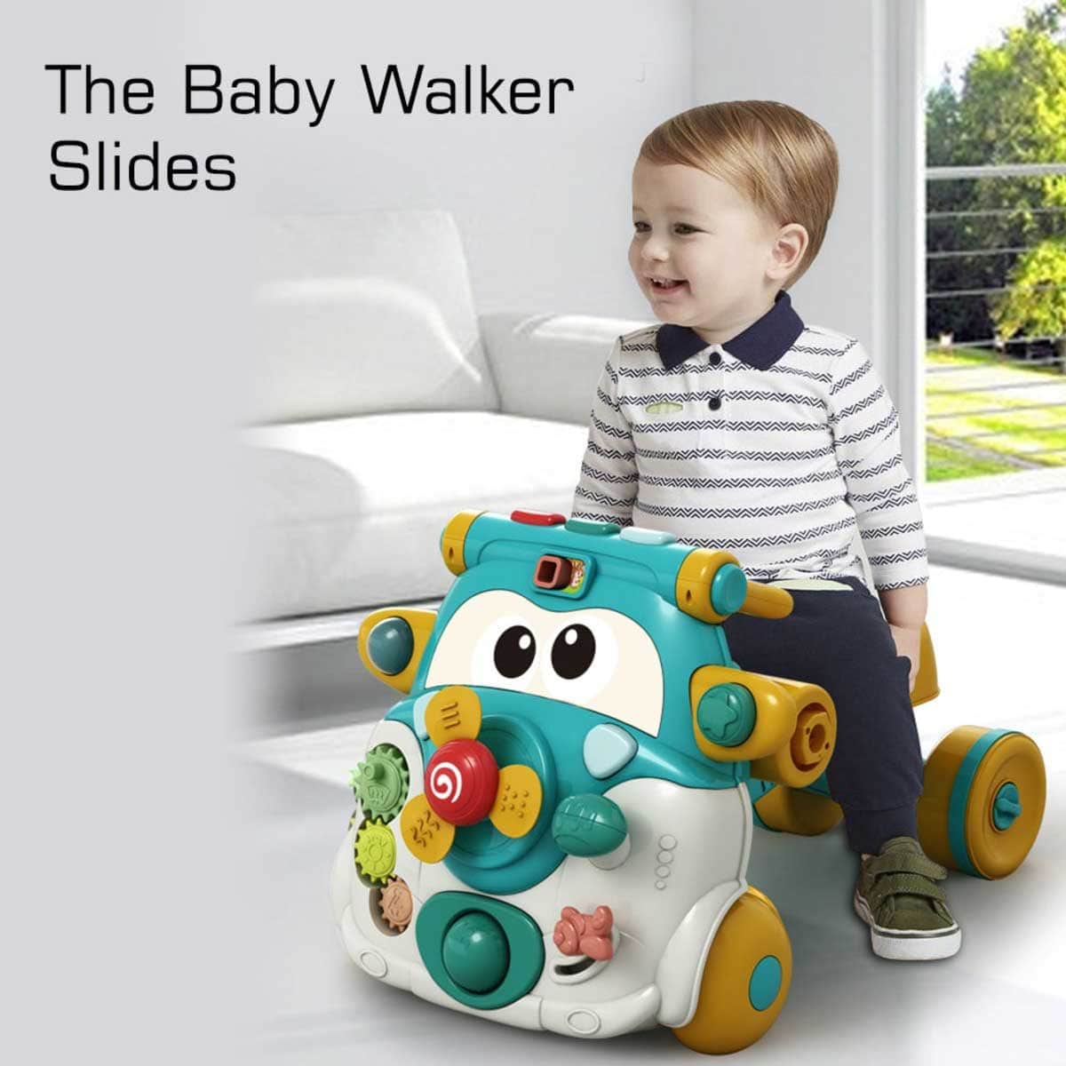 Teknum 3-in-1 Musical Keyboard Baby Walker