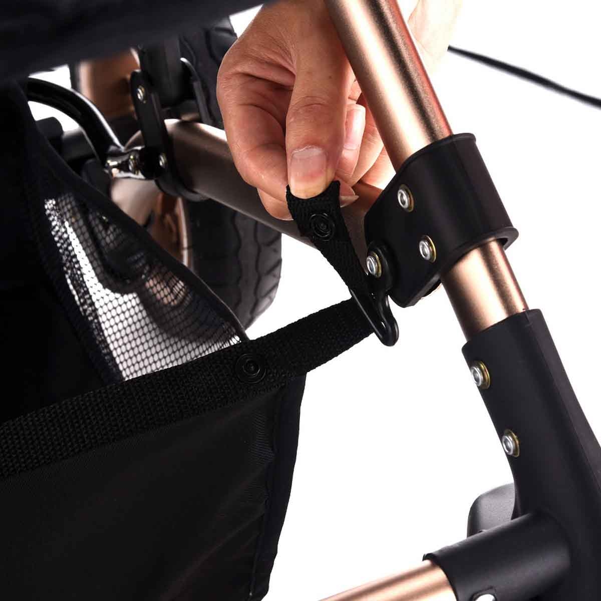 تيكنوم عربة أطفال 3 في 1 مع سنفينو حقيبة حفاضات توت فاشن مجموعة، 0-2 سنوات، عدد 2