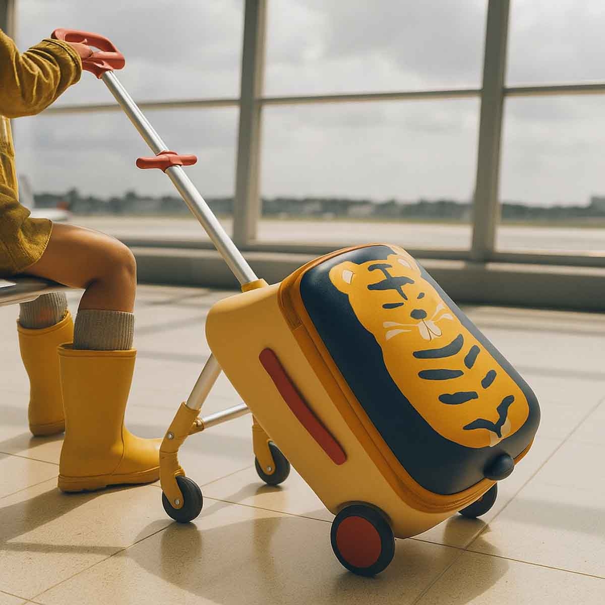 Teknum 3-in-1 Tiger Ride-On Suitcase