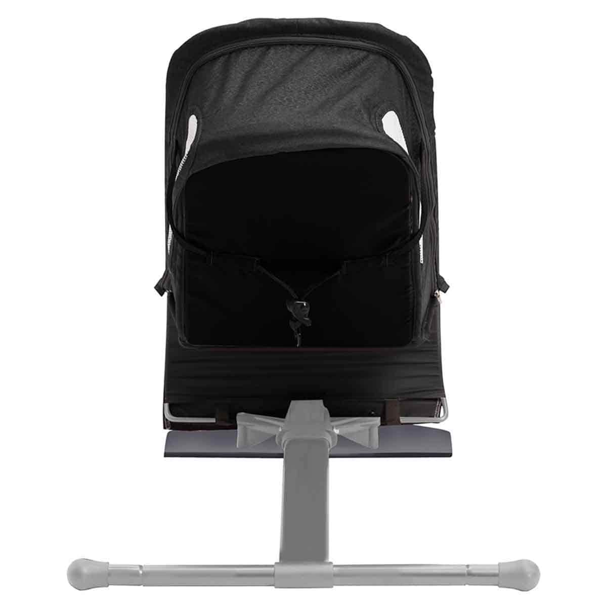 Teknum Black Baby Bouncer with Grab Toys