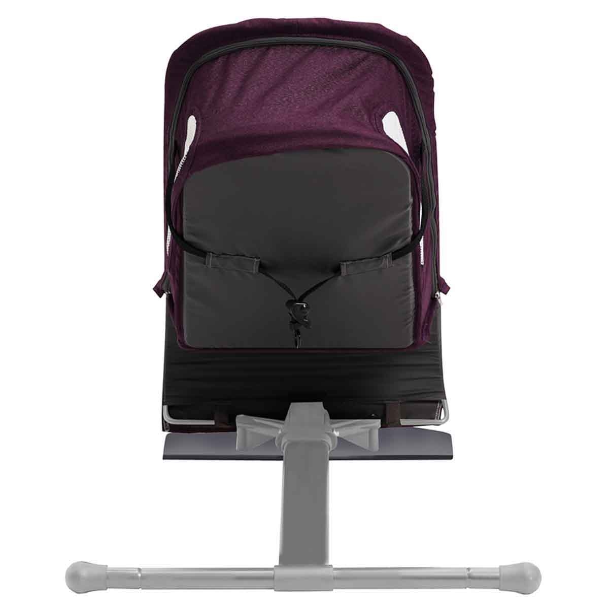 تيكنوم كرسي هزاز للأطفال باللون البنفسجي مع ألعاب