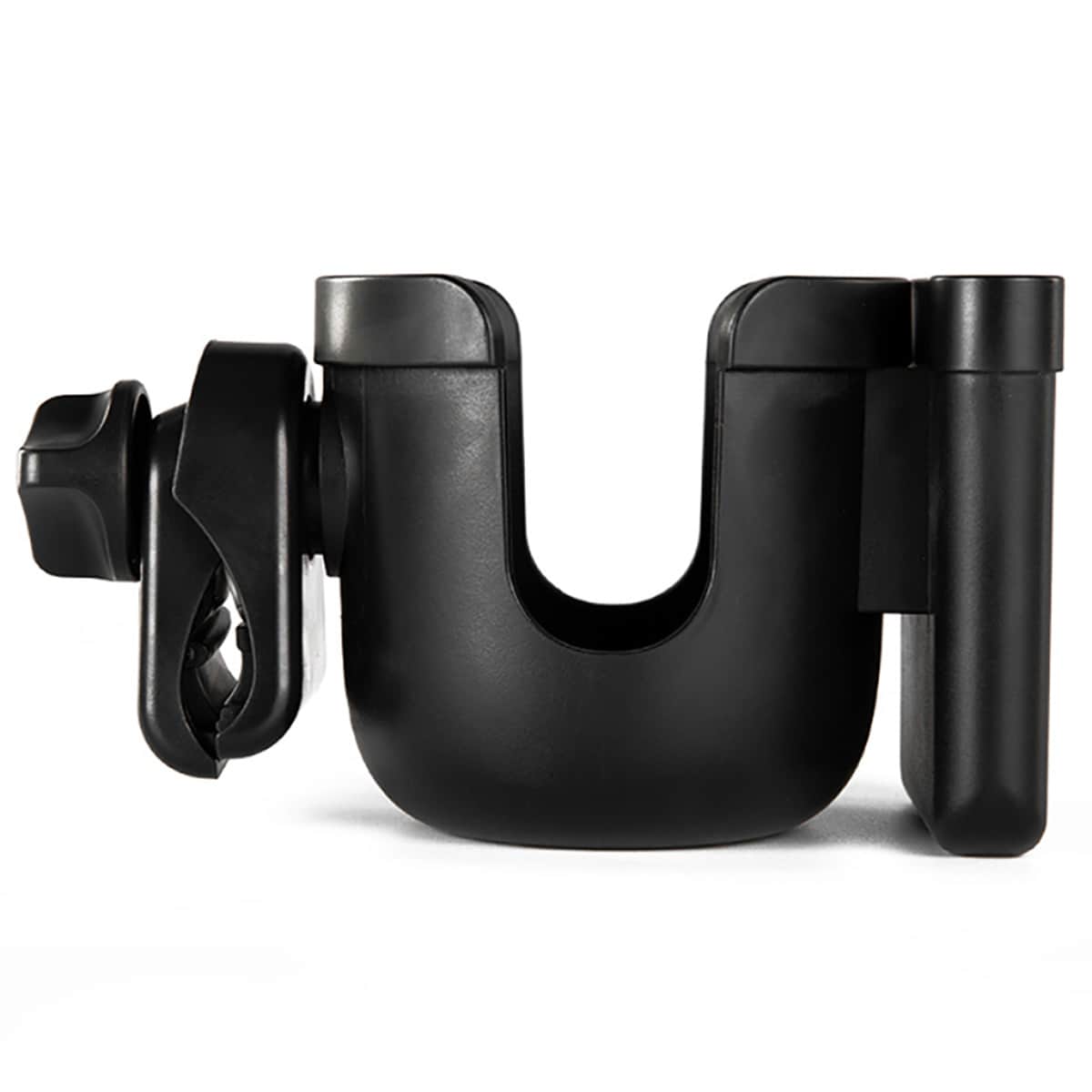 Teknum Black 2-in-1 Universal Stroller Cup & Phone Holder Toddler, 0-2 Years