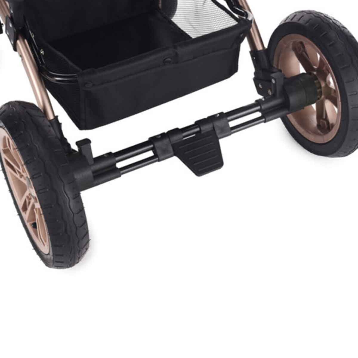 Teknum Black 3-in-1 Pram Stroller Toddler, 0-2 Years