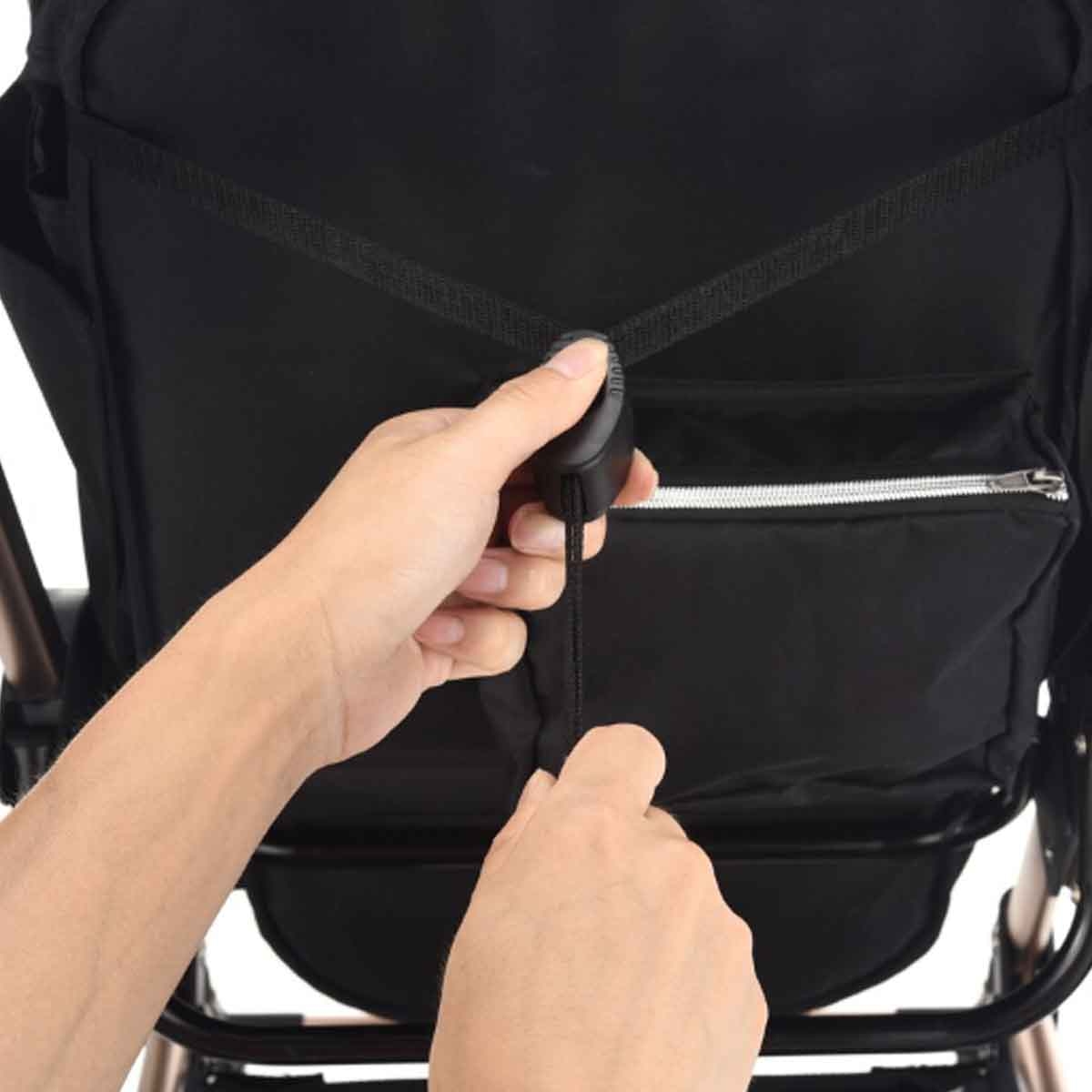 Teknum Black 3-in-1 Pram Stroller Toddler, 0-2 Years