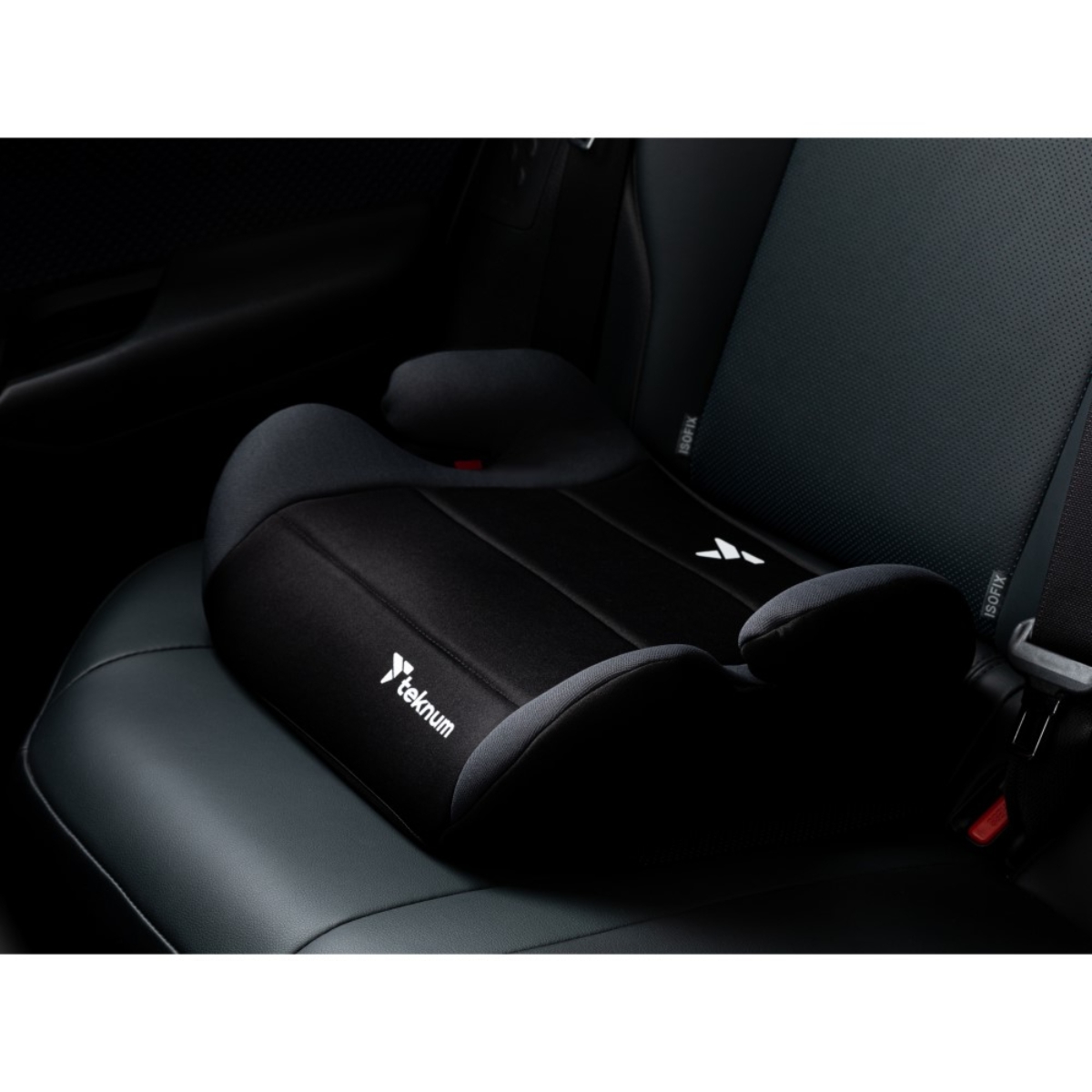 Teknum Black Booster Pluto 4 Car Seat Unisex, 5-7 Years