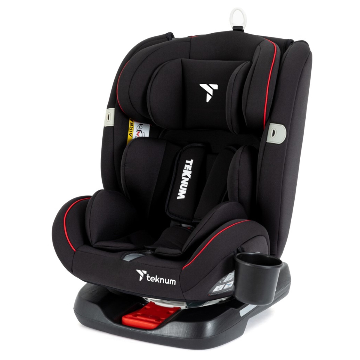 تيكنوم مقعد سيارة إيفولف 360 باللون الأسود للأطفال من عمر 0 إلى 2 سنة