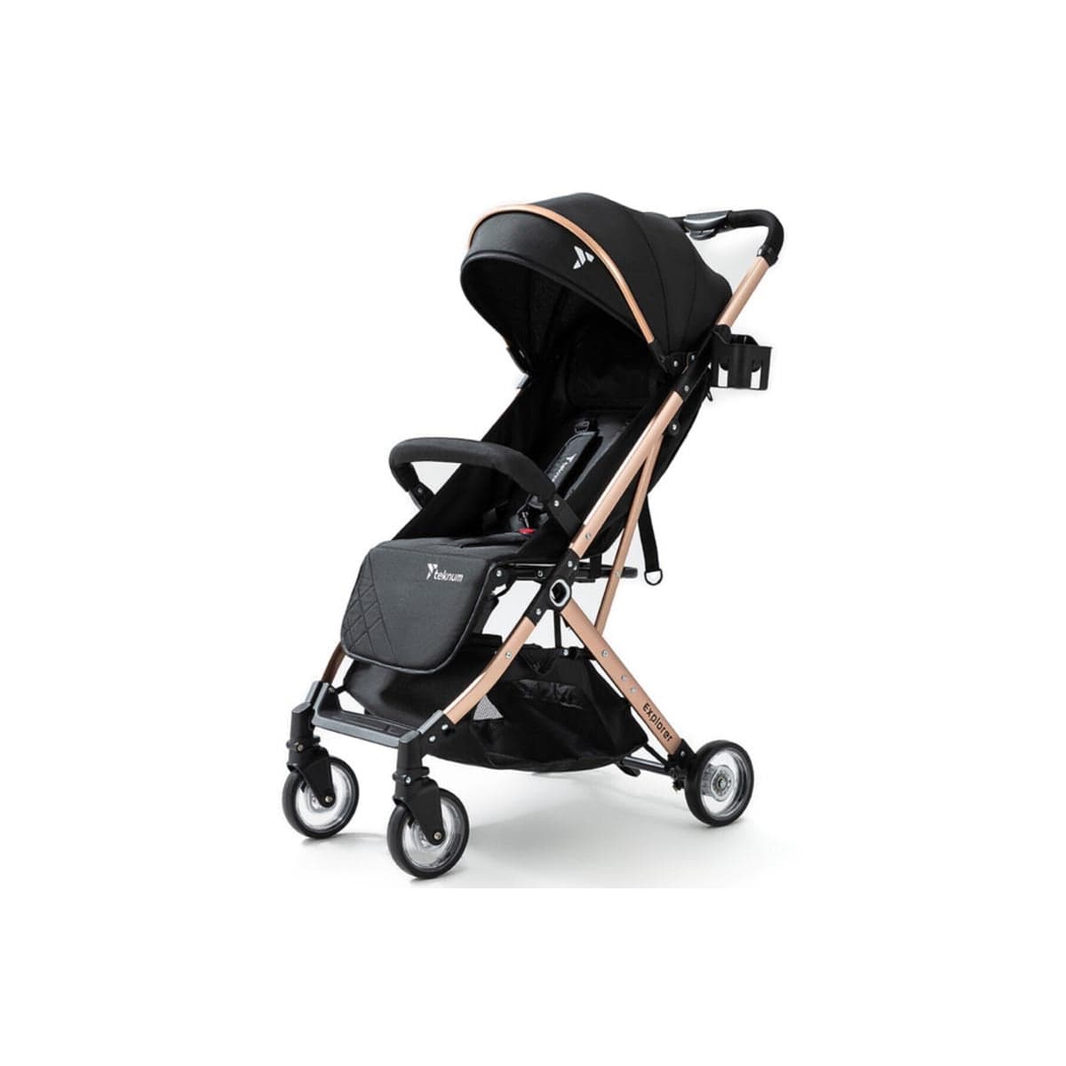 Teknum Black Explorer Travel Stroller Toddler, 0-2 Years