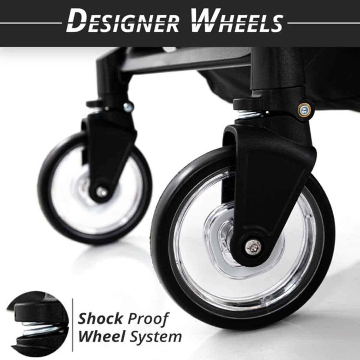 Teknum Black Explorer Travel Stroller Toddler, 0-2 Years
