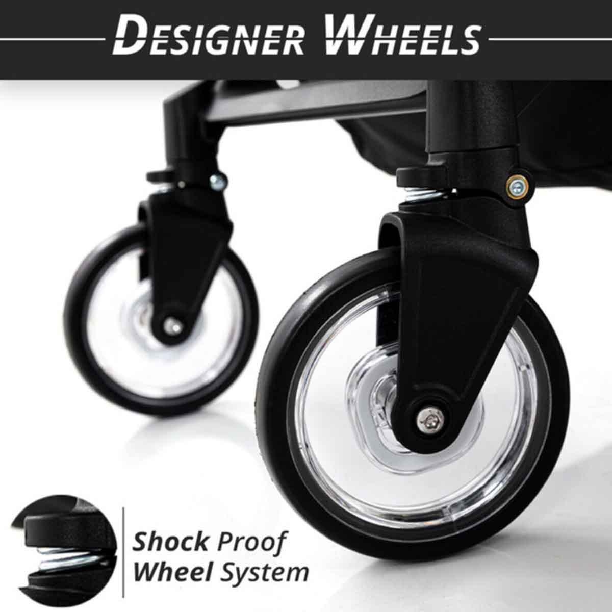 عربة أطفال تيكنوم بلاك إكسبلورر للسفر، للأطفال من عمر 0-2 سنوات