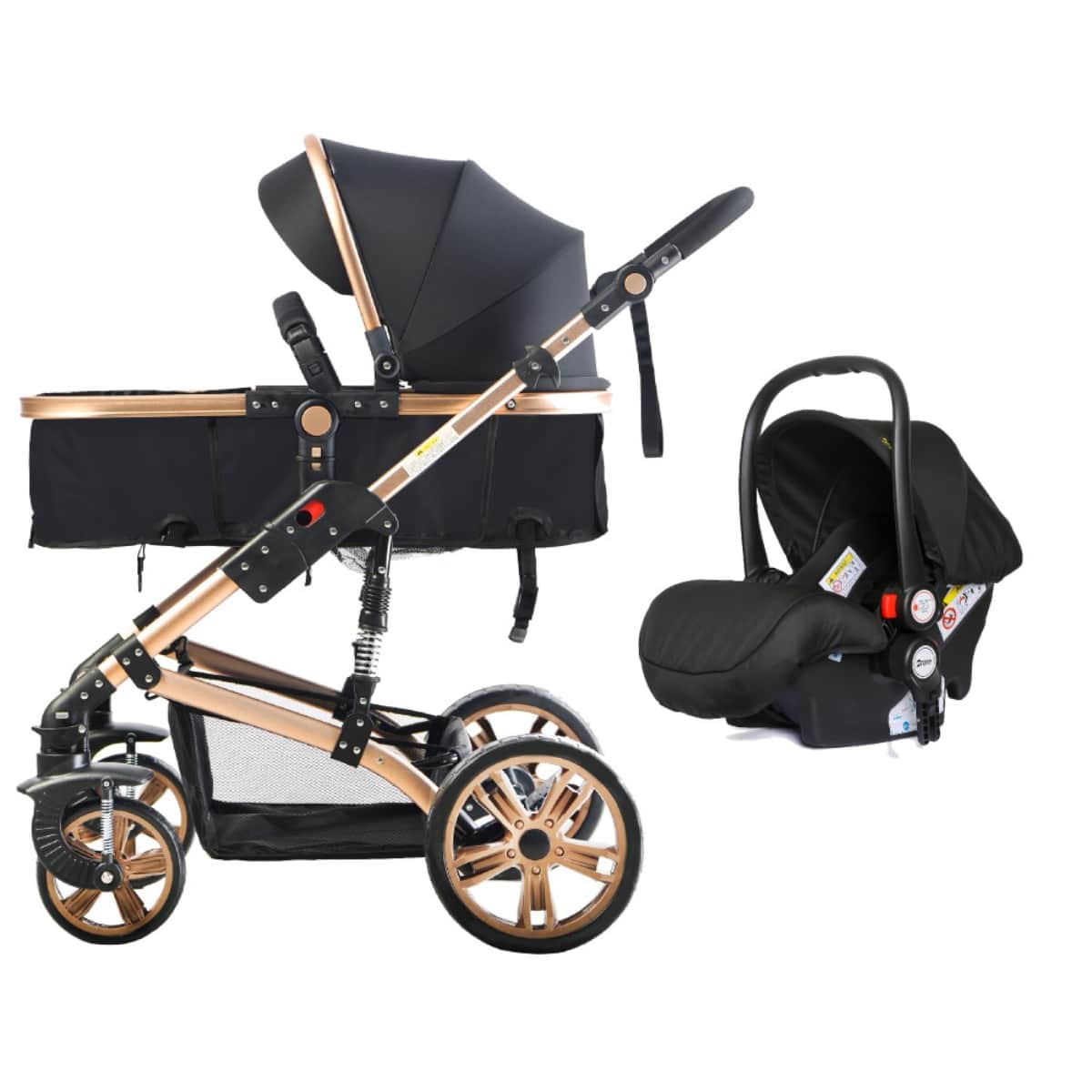 Teknum Black Infant Car Seat Toddler, 0-2 Years