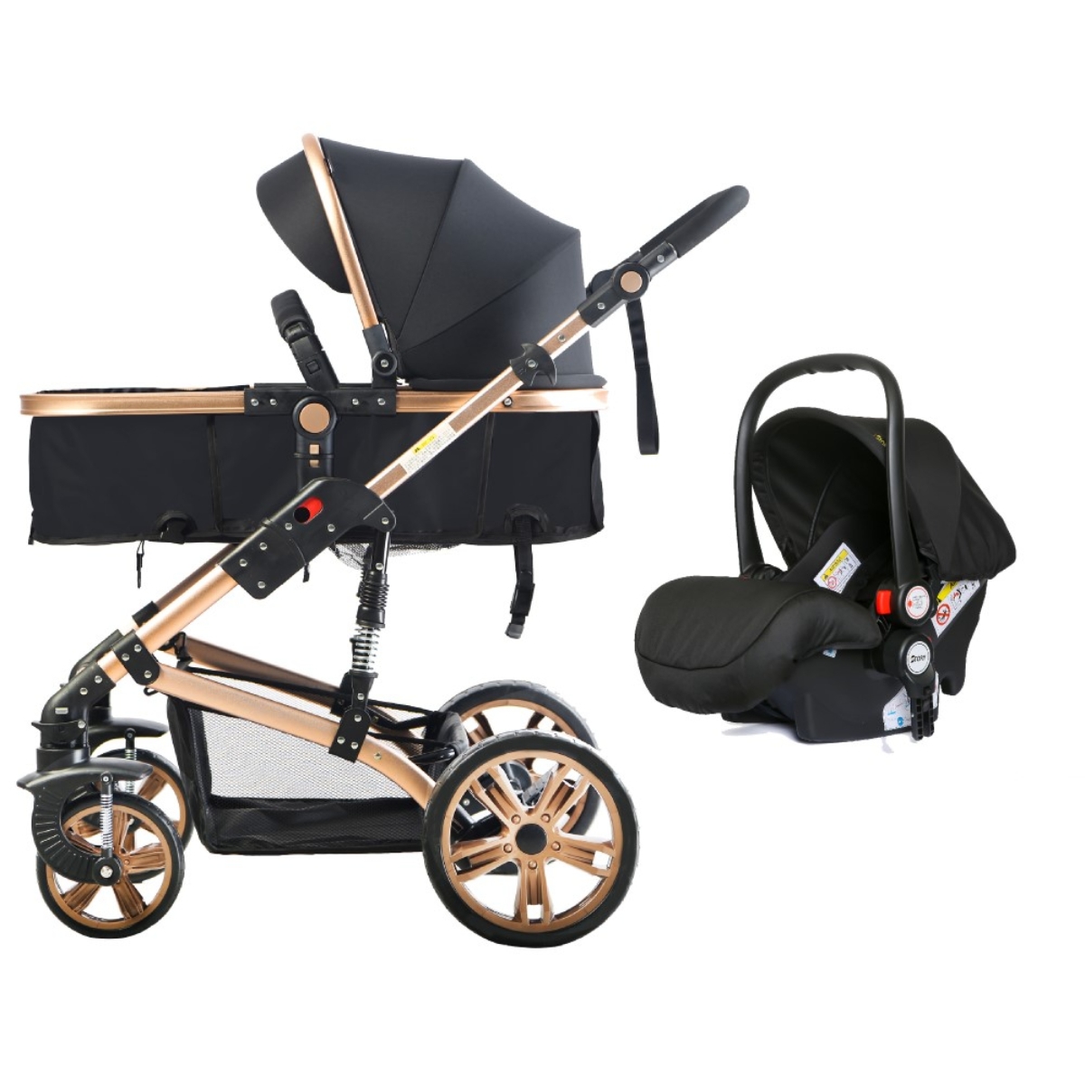 تيكنوم مقعد سيارة للأطفال الرضع باللون الأسود للأطفال من عمر 0 إلى 2 سنة