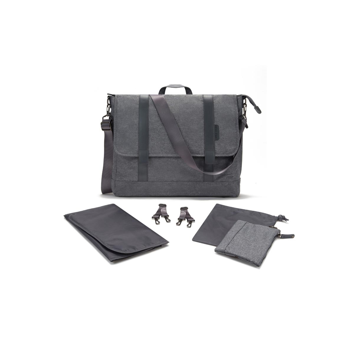 عربة أطفال تيكنوم بلاك ترافل إكسبلورر 2 قابلة للطي تلقائيًا مع حقيبة يدوية لحفاضات الأطفال، للأطفال من عمر 0-2 سنوات