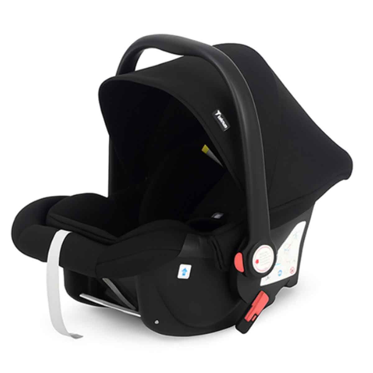 Teknum Black Travel Infant Car Seat Toddler, 0-2 Years