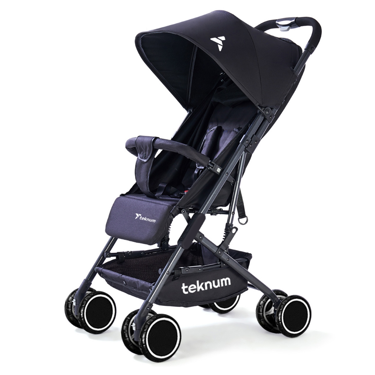 تيكنوم عربة يوغا خفيفة سوداء للرضع، 0-2 سنة
