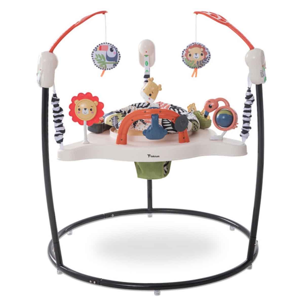 تيكنوم مشاية أطفال مع أنشطة وموسيقى وألعاب باللون الأزرق، 0-2 سنة