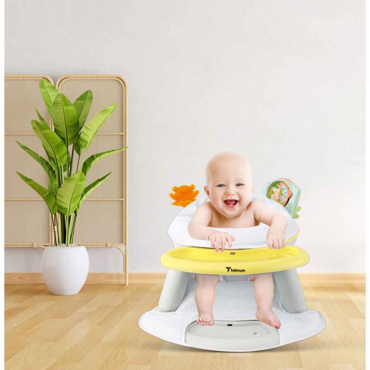 Teknum Butterfly 2-in-1 Dining Chair Toddler Play Seat with Pedal Piano Toddler, 0-2 Years