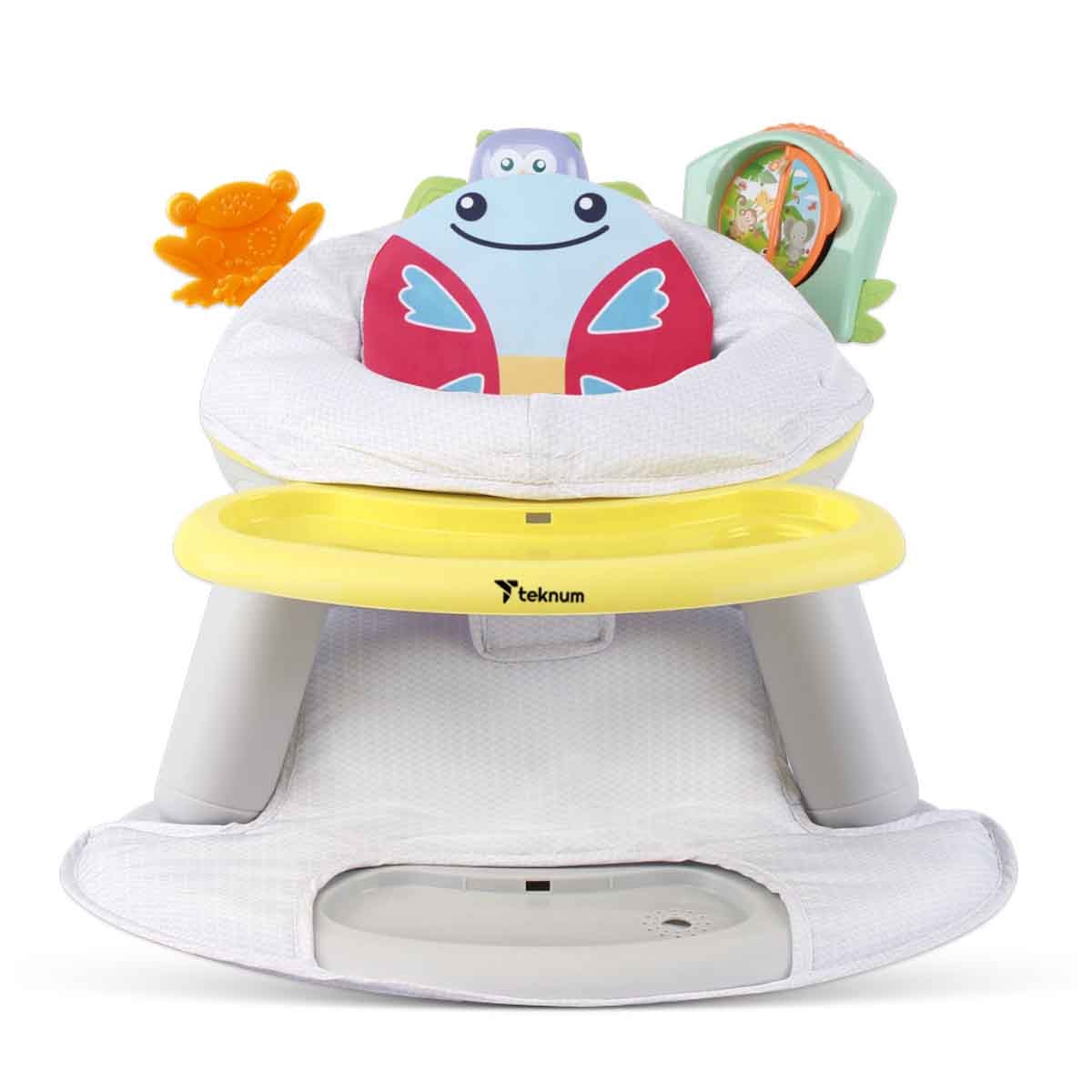 Teknum Butterfly 2-in-1 Dining Chair Toddler Play Seat with Pedal Piano Toddler, 0-2 Years