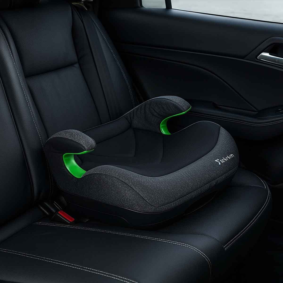 Teknum Black Car Seat I-Size Booster with 4 Reclining Mode & Isofix