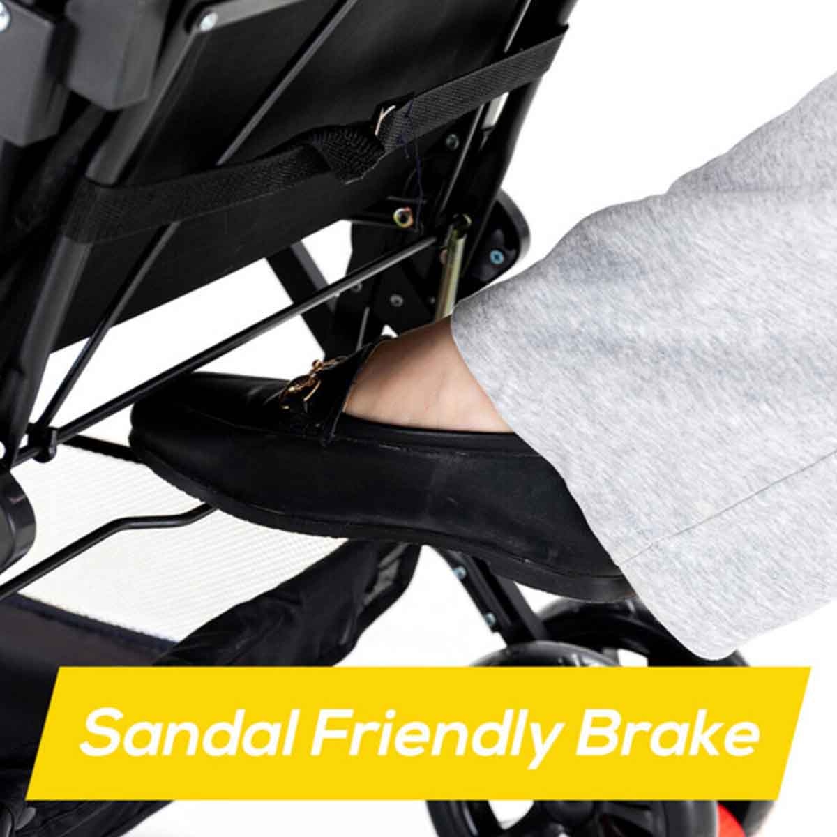 Teknum Dark Grey Double Stroller with Diaper Backpack Set Toddler, 0-2 Years