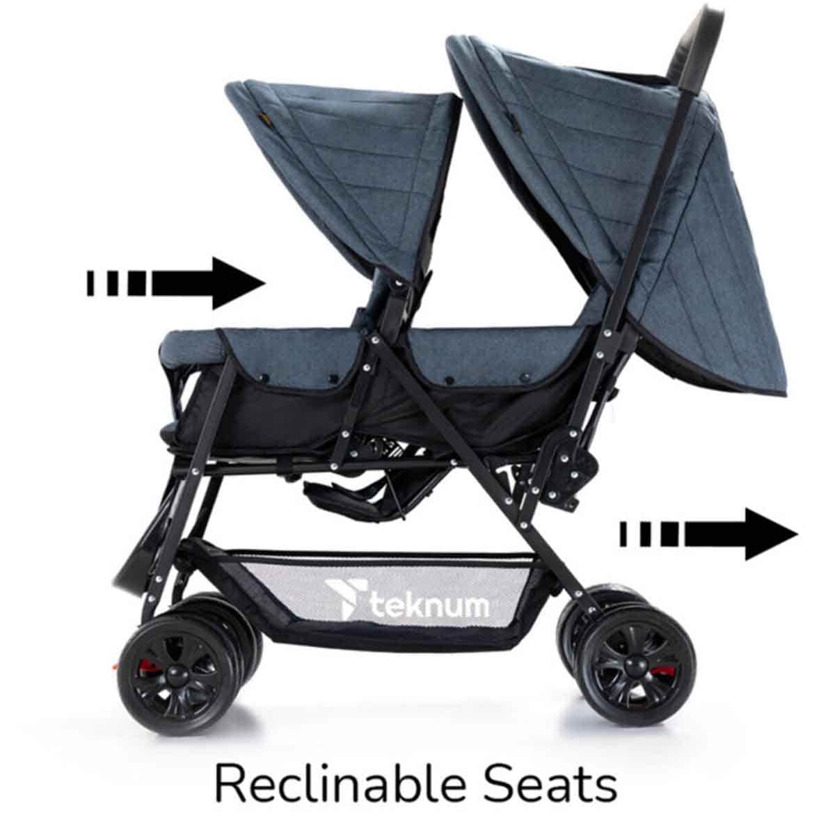 Teknum Double Baby Stroller Toddler, 0-2 Years