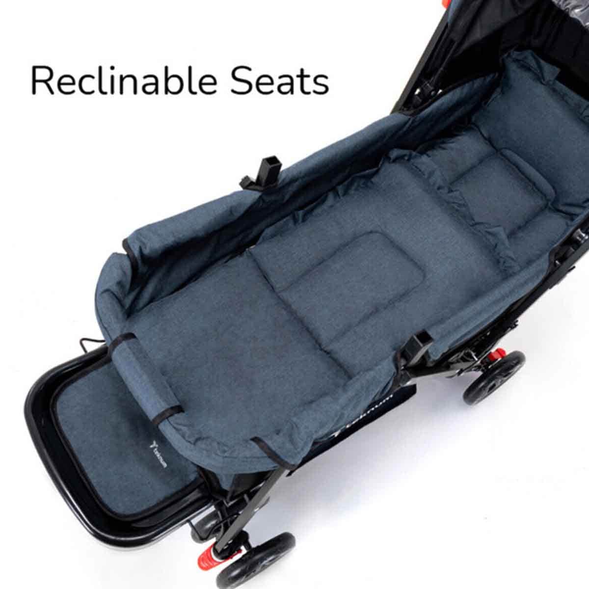 Teknum Double Baby Stroller Toddler, 0-2 Years