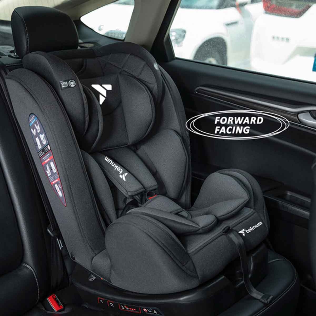 Teknum Grey Evolve 2 Car Seat Toddler, 0-2 Years