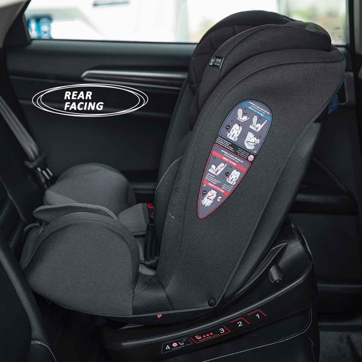 Teknum Grey Evolve 2 Car Seat Toddler, 0-2 Years