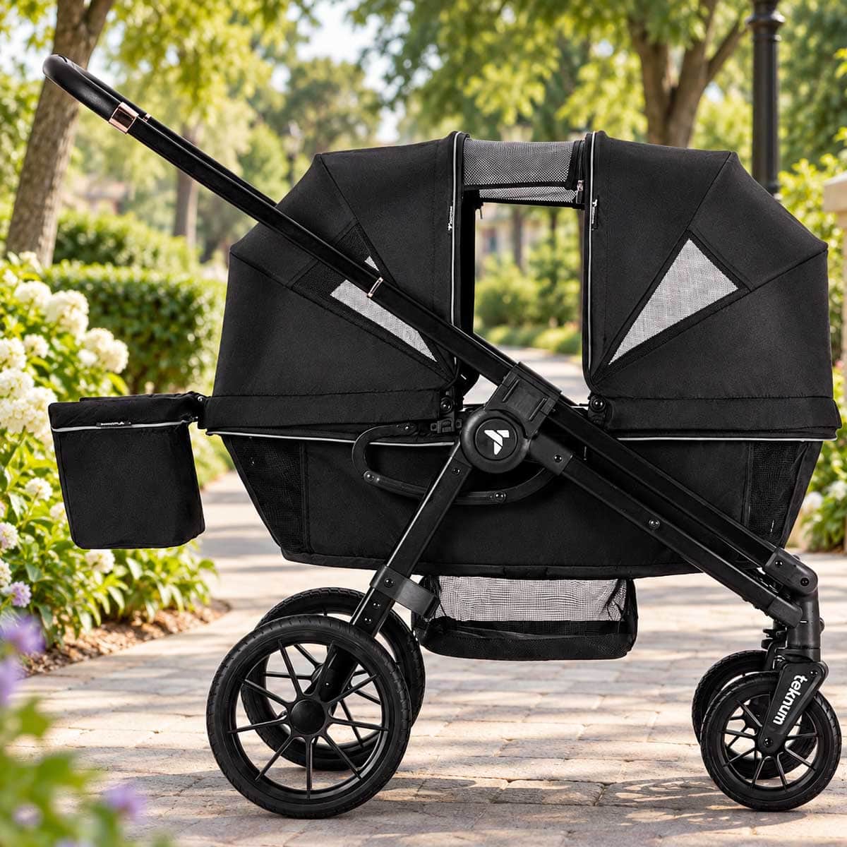Teknum Graphite Black Reversible Wagon Stroller