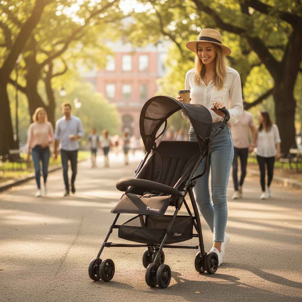 Teknum Graphite Eco Lite Stroller Toddler, 0-2 Years