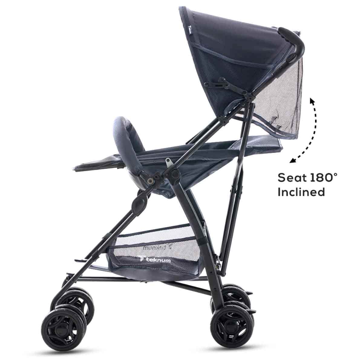 Teknum Graphite Eco Lite Stroller Toddler, 0-2 Years