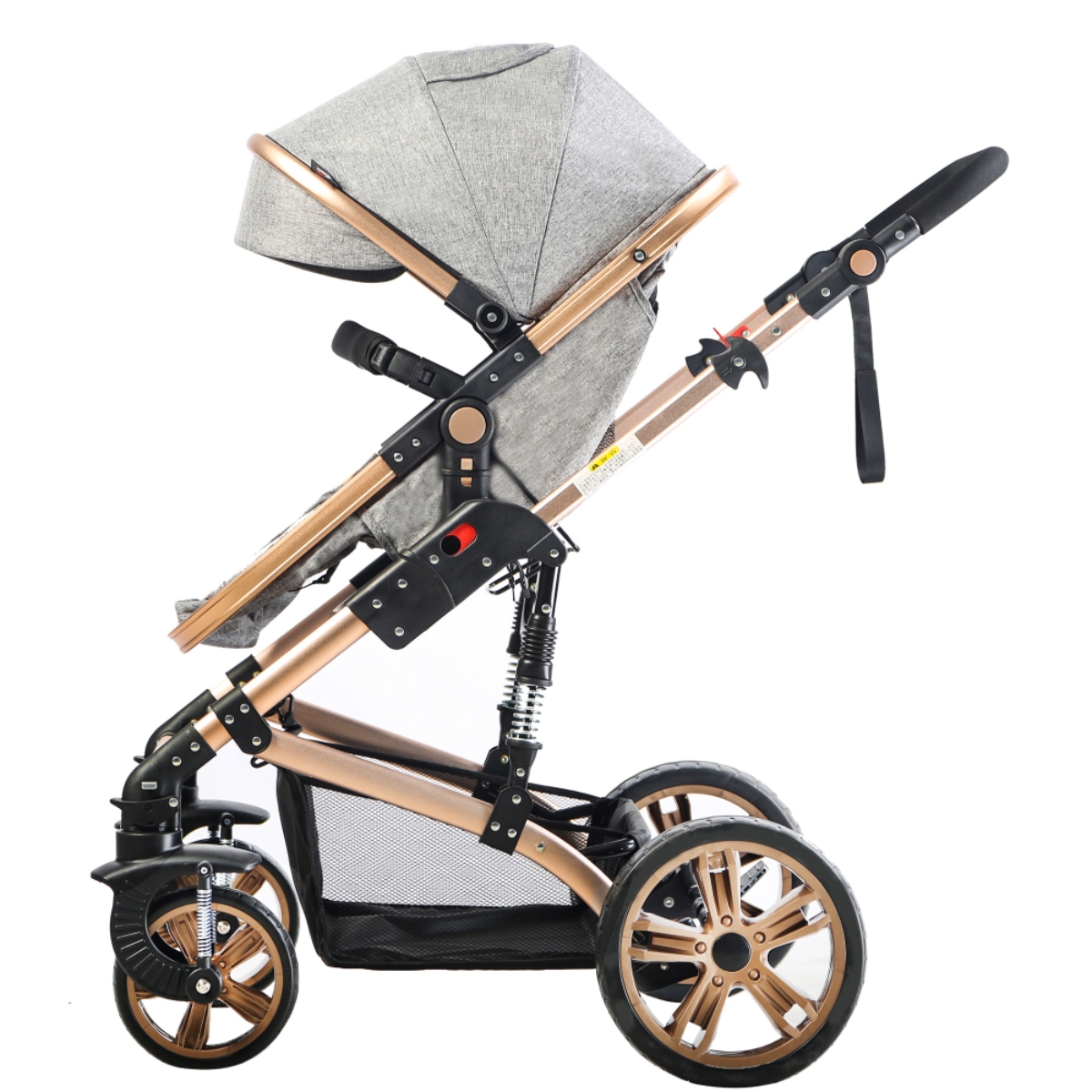 Teknum Grey 3 in 1 Pram Stroller Toddler, 0-2 Years
