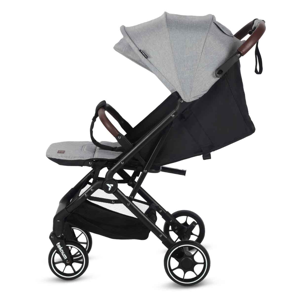 Teknum Grey Cabin Plus Travel Stroller Toddler, 0-2 Years