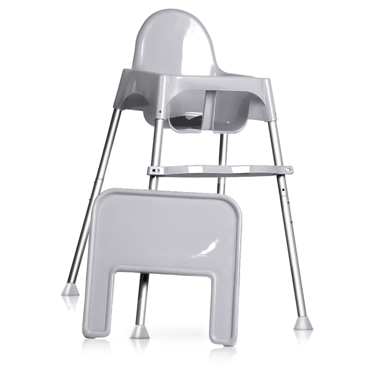 تيكنوم كرسي طعام مع صينية قابلة للإزالة للرضع، 0-2 سنة
