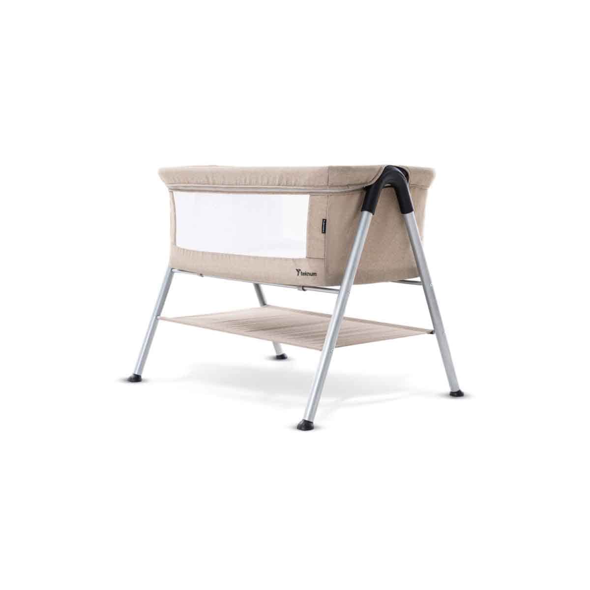 Teknum Ivory Sleepzen-2 Bedside Crib Bassinet Toddler, 0-2 Years